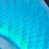 MSPA | AURORA | Urban Series | Inflatable Hot Tub & Spa | Light up the night | Upto 6 Person