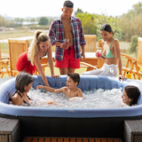MSPA | TEKAPO | Comfort Series | Inflatable Hot Tub & Spa | Metallic Blue | Upto 6 Person