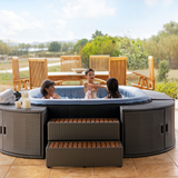 MSPA | TEKAPO | Comfort Series | Inflatable Hot Tub & Spa | Metallic Blue | Upto 6 Person