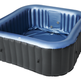 MSPA | TEKAPO | Comfort Series | Inflatable Hot Tub & Spa | Metallic Blue | Upto 6 Person