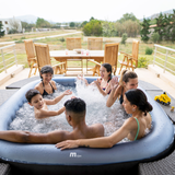 MSPA | TEKAPO | Comfort Series | Inflatable Hot Tub & Spa | Metallic Blue | Upto 6 Person