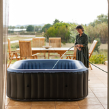 MSPA | TEKAPO | Comfort Series | Inflatable Hot Tub & Spa | Metallic Blue | Upto 6 Person