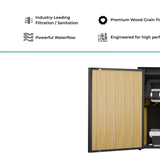 RevX Acrylic X Tub Cold Plunge + LUX High Performance Chiller and Filtration System