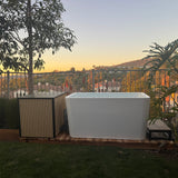RevX Acrylic X Tub Cold Plunge + LUX High Performance Chiller and Filtration System