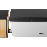 RevX Acrylic X Tub Cold Plunge + LUX High Performance Chiller and Filtration System
