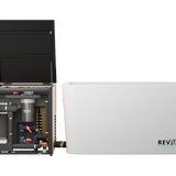 RevX Acrylic X Tub Cold Plunge + LUX High Performance Chiller and Filtration System