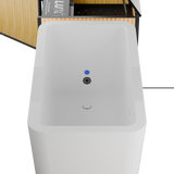 RevX Acrylic X Tub Cold Plunge + LUX High Performance Chiller and Filtration System